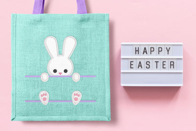 Peeking Bunny Split Applique Embroidery Embroidery/Applique DESIGNS Designed by Geeks 