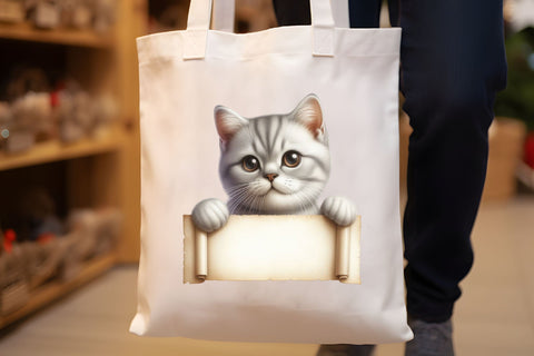 Peeking Cat Clipart Bundle Sublimation Rupkotha 