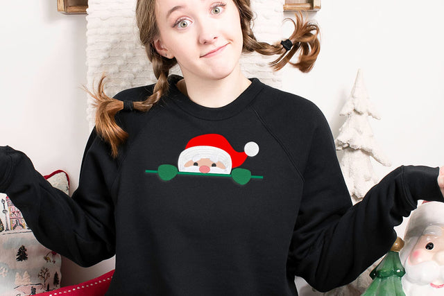 Peeking Santa Embroidery Embroidery/Applique DESIGNS Risa Rocks It 
