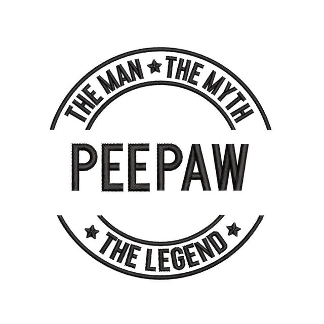 Peepaw Machine Embroidery Design, 4 sizes, Instant download Embroidery/Applique DESIGNS Nino Nadaraia 