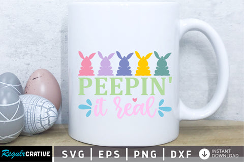 Peepin' it real Svg Design SVG Regulrcrative 