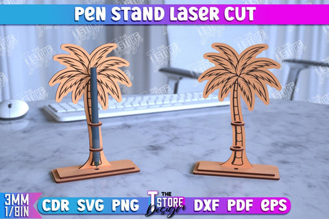 Pen Stand Bundle | Pen Table Stand | Pen Holder | Animals Design | CNC Files SVG The T Store Design 