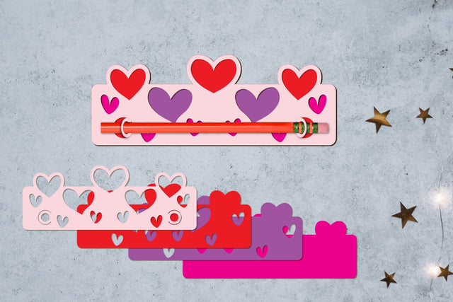 Pencil Holder Layered Papercut 3D Paper zafrans studio 