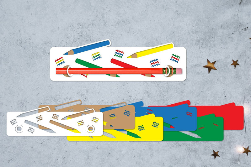 Pencil Holder Layered Papercut SVG zafrans studio 