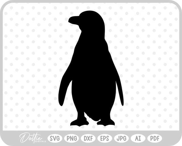 Penguin Christmas Winter SVG DottieDigitals 