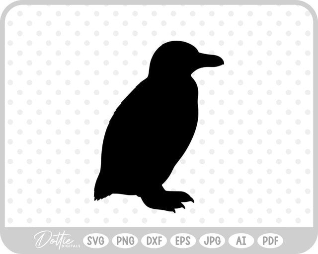 Penguin Christmas Winter SVG DottieDigitals 