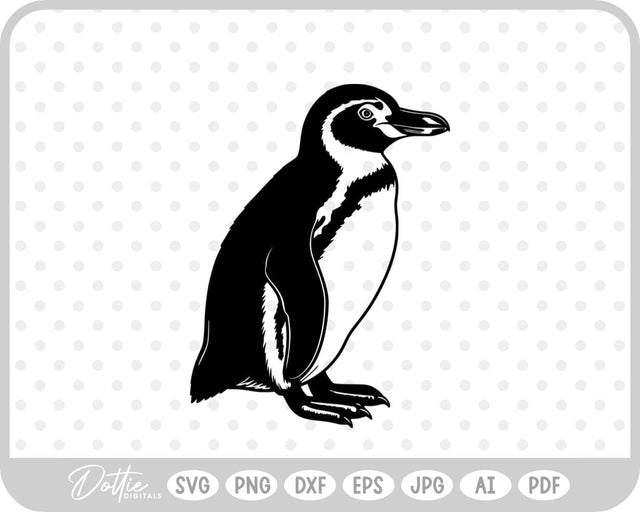 Penguin Christmas Winter SVG DottieDigitals 