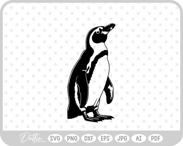 Penguin Christmas Winter SVG DottieDigitals 