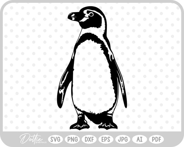 Penguin Christmas Winter SVG DottieDigitals 