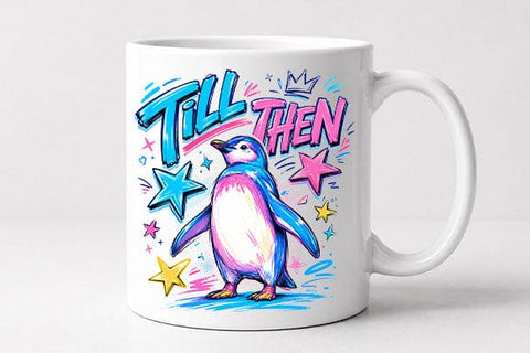 Penguin PNG Colorful Cute Animal Sublimation Design Download SVG BillahCrafts 