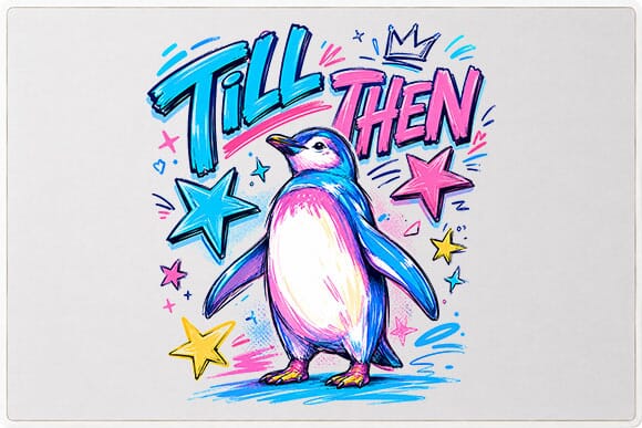 Penguin PNG Colorful Cute Animal Sublimation Design Download SVG BillahCrafts 
