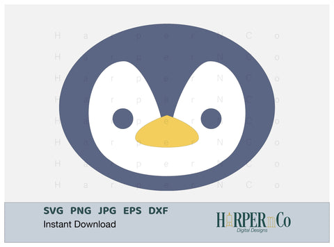 Penguin SVG PNG Cut EPS File SVG HarperNCo 