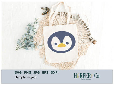 Penguin SVG PNG Cut EPS File SVG HarperNCo 
