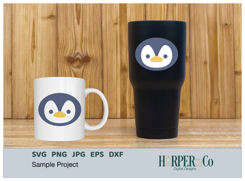 Penguin SVG PNG Cut EPS File SVG HarperNCo 