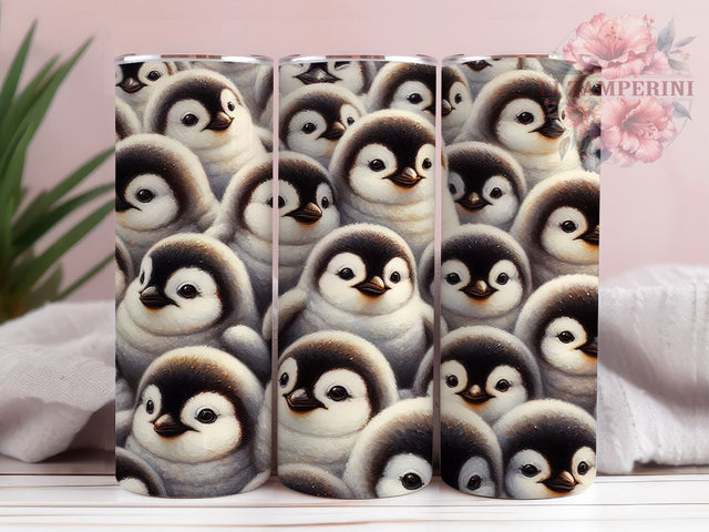 Penguin Winter Kids Tumbler Wrap, Cute Penguins, Seamless Pattern, Tumbler Wrap, Sublimation Design, Animal Print, Winter Decor, Kids Gift Sublimation Li Zamperini 
