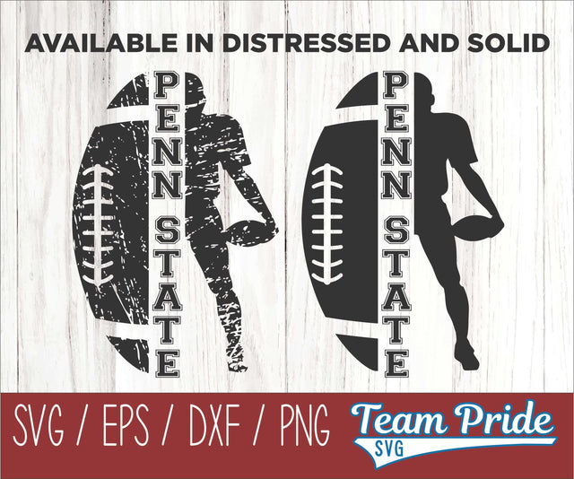Penn State Football SVG Digital Download Printable - SVG, EPS, DXF, PNG SVG Team Pride SVG 