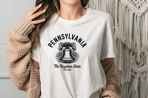 Pennsylvania The Keystone State Est. 1787 SVG Angelina750 