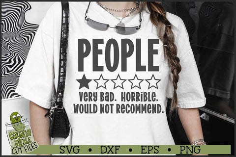 People 1 Star SVG File SVG Crunchy Pickle 