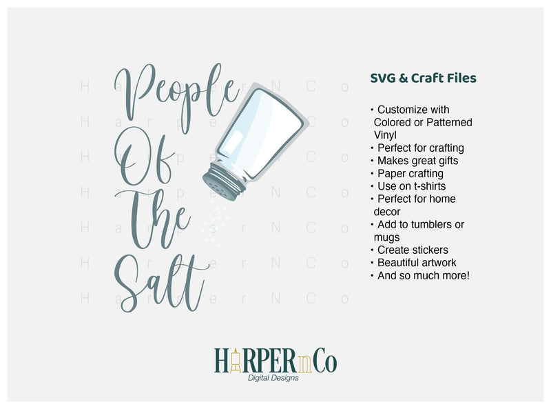 People of the Salt, POTS, SVG, PNG - So Fontsy