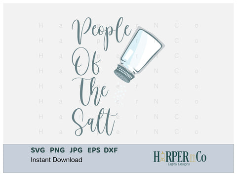 People of the Salt, POTS, SVG, PNG SVG HarperNCo 