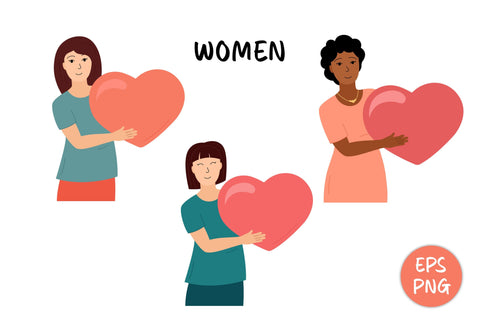 People with Heart | Valentines Day PNG | Couples in Love Sublimation AnnaViolet_store 