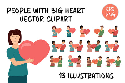People with Heart | Valentines Day PNG | Couples in Love Sublimation AnnaViolet_store 