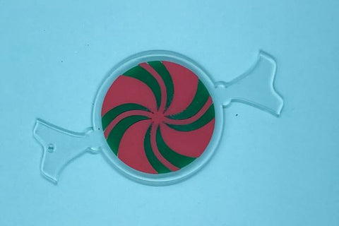 Peppermint Candy Ornament Laser SVG File SVG Crafting With Brenna 