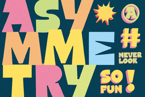 Pepse Dash – The Joy of Cutouts Font Four Lines Std. 