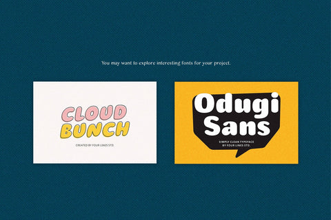 Pepse Dash – The Joy of Cutouts Font Four Lines Std. 