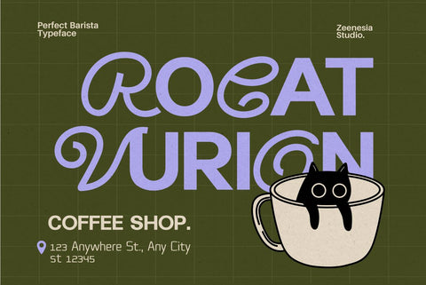 Perfect Barista Font Zeenesia Std 