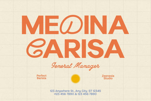 Perfect Barista Font Zeenesia Std 