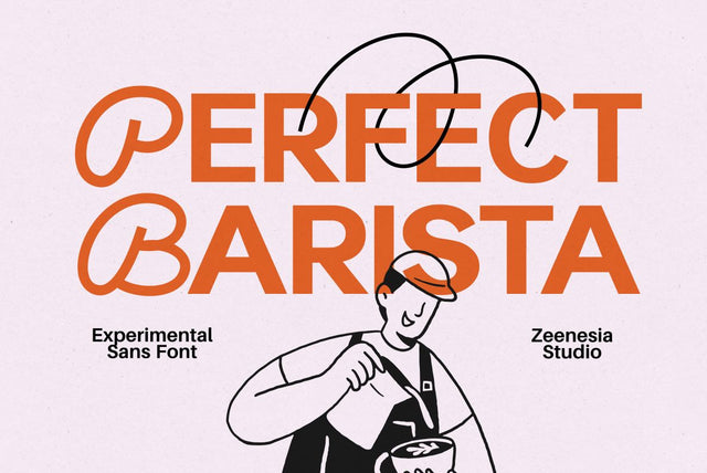 Perfect Barista Font Zeenesia Std 