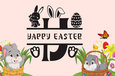 Perfect Easter Monogram Font Prasetya Letter 