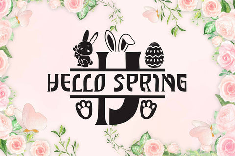 Perfect Easter Monogram Font Prasetya Letter 