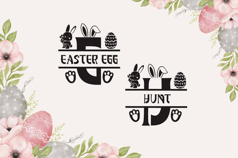 Perfect Easter Monogram Font Prasetya Letter 