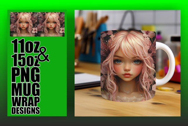 perfect for 11oz and 15oz mugs! , High-quality designs, Fairy Sublimation HoodArtCraft 