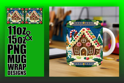 Perfect for all skill levels, versatile mug designs! , 3D Xmas Sublimation HoodArtCraft 