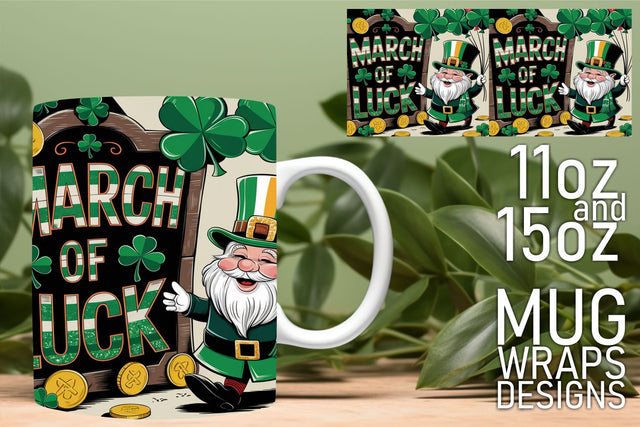 Perfect for all skill levels, versatile mug designs! , St Patrick Sublimation HoodArtCraft 