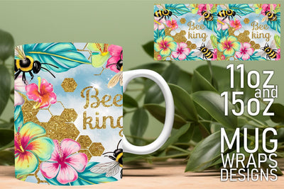 perfect for all your creative ideas! , Versatile mug wraps, Bee Sublimation HoodArtCraft 