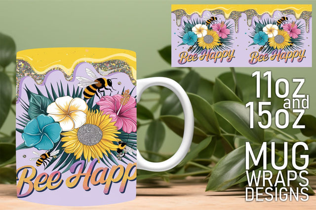 perfect for all your creative ideas! , Versatile mug wraps, Bee Sublimation HoodArtCraft 
