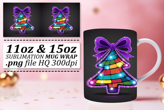 perfect for any drinkware! , Quality wrap designs, Neon Xmas Sublimation afrosvg 