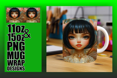 Perfect for any mug project, elevate your creative journey! , Fairy Sublimation HoodArtCraft 