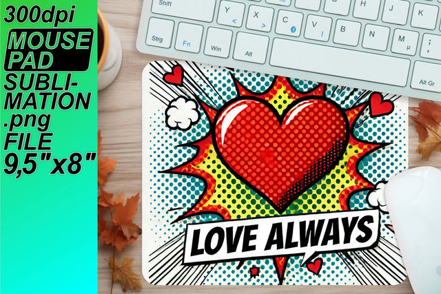 perfect for any occasion! , Create beautiful mouse pads, 3D Heart Sublimation HoodArtCraft 