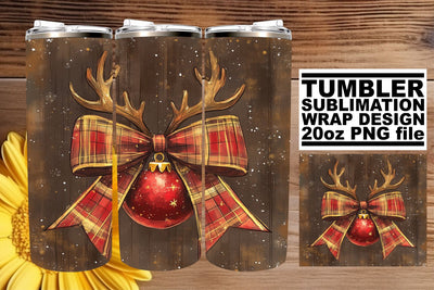 perfect for any occasion! , Gorgeous tumbler wrap, Christmas Bow Sublimation afrosvg 