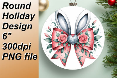 perfect for any occasion., Unique round designs for fun keychains, Easter Bunny Sublimation HoodArtCraft 