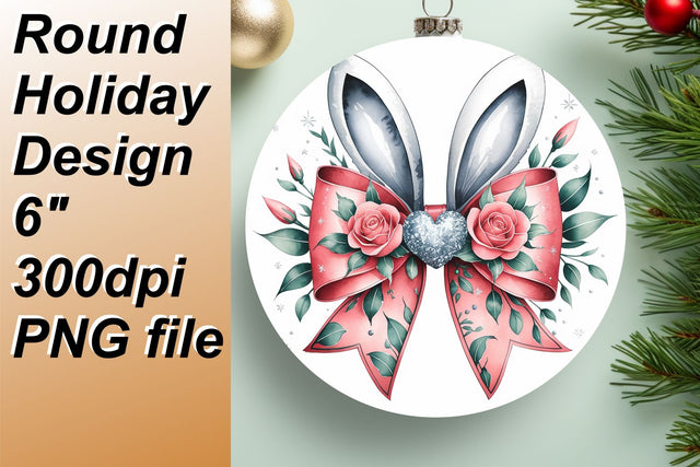 perfect for any occasion., Unique round designs for fun keychains, Easter Bunny Sublimation HoodArtCraft 