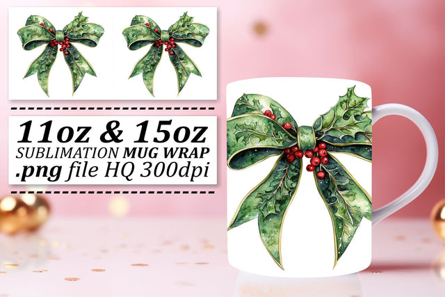 perfect for any occasion! , Vibrant mug wrap templates, Bow Sublimation afrosvg 