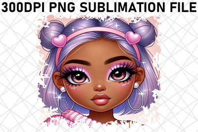 perfect for any project! , Professional-quality PNG, Love Girl Sublimation afrosvg 