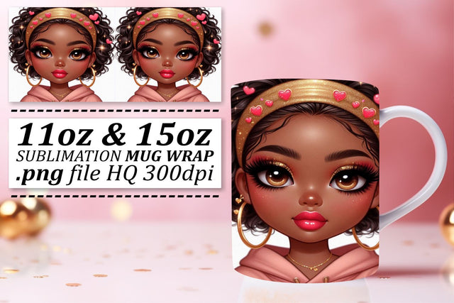 perfect for coffee lovers! , High-quality designs, Love Girl Sublimation afrosvg 