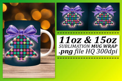 perfect for coffee lovers! , High-quality designs, Neon Xmas Sublimation afrosvg 